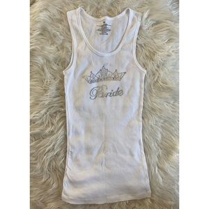 Bedazzled Bride Tank Top